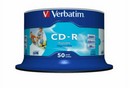 Verbatim CD-R 80min white inkjet 50pk (P/N:41908)